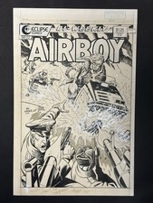 Airboy #22 Cover ORIGINAL COMIC ART Ron Wagner Art picture
