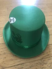 NWT Way To Celebrate St. Patrick’s Day Green Light Up Top Hat OS picture
