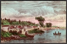 TORONTO Ontario Postcard 1910s Historic View Canoeing picture
