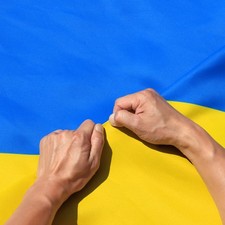 Anley Rip-Proof Double Sided 3-Ply Ukraine Flag 3x5 Ft Ukrainian National Flag picture