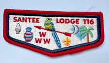 Santee Lodge 116 S5a Flap Pee Dee Area SC OA Order of the Arrow Boy Scout BSA picture