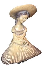 Adorable Vintage 1975 Universal Statuary Southern Bell sculpture Figurine ￼12” picture