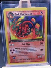 1st EDITION Dark Charmeleon 32/82 Team Rocket Vintage 1999 Pokémon LP picture