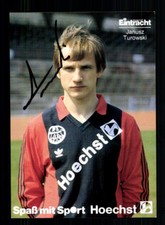 Janusz Turowski Autograph Card Eintracht Frankfurt 1986-87 Original Signed picture