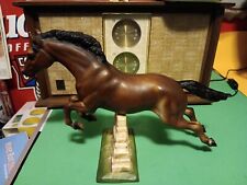 Breyer Horse Vintage 1970s Jumping Bay Model #300 Stone Wall & Grass picture