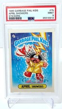 1985 Topps Garbage Pail Kids Series 1 - #7b April Showers - PSA 9 MINT picture