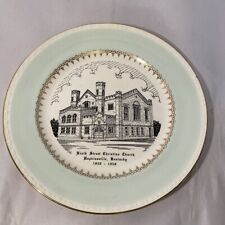Vintage Homer Laughlin Ninth St Christian Church Hopkinsville KY Collector Plate picture