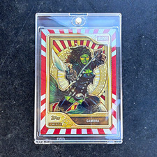 Topps 2026 Mint Marvel Gold Card #83 Gamora Non-Sport Trading Card 4/5 SSP picture