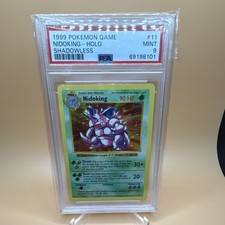 1999 Pokemon Game Nidoking Holo Shadowless #11 PSA 9 69198101 picture