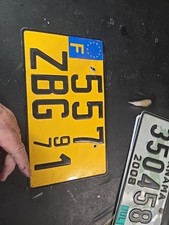 Saint. Martin France Euro Star 971 license plate #    picture