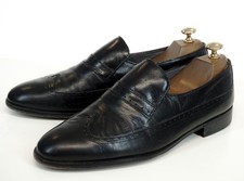 Bally Black Leather Penny Loafers Men's US 9.5 UK 8.5 EU 42 picture