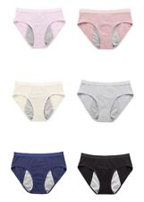 Period Panties Leakproof Underwear Menstrual Ladies Womens Cotton Teen Lot picture