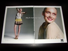 M MISSONI 2-Page PRINT AD Spring 2009 KARMEN PEDARU Terry Tsiolis LEGS FEET picture
