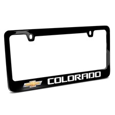 Chevrolet Colorado Black Metal License Plate Frame picture