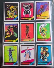 1987 Marvel Universe Series 1 & 2 Comic Images Set Of 64 Trading Cards Total picture
