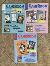 (3) “GameRoom” Magazines Back Issues ~ Pinball, Arcade, Jukebox, Soda Pop ~ 1997 picture