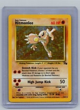 (NM) Hitmonlee 7/62 Holo - Pokemon Fossil picture