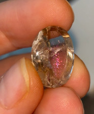 Rare Fiery Pink Covellite in Quartz – Gem-Quality Brazilian Specimen picture