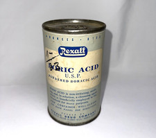Collector's Rexall Boric USP Powdered 4 oz #U153 Vintage picture