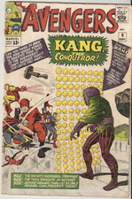 Avengers #8 (1964) 1st Appearance Kang the Conqueror Marvel Silver Age picture