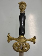 19th Century Masonic Knights Templar Ceremonial Sword Ames of Chicopee picture