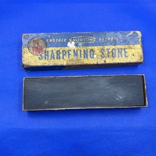 Vtg NORTON JB8 CRYSTOLON COMBINATION OIL BENCH STONE 8x2x1