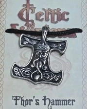 Celtic Visions Thor's Hammer Pendant Viking Norse Wiccan Pagan picture