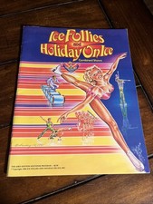 Vintage 1980 Ice Follies and Holiday On Ice color show souvenir program w/poster picture