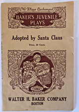 ADOPTED BY SANTA CLAUS 1928 Christmas Play w/ Little Black Sambo as a Character picture