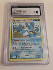2008 Pokemon Great Encounters 9/106 Swampert  Holo CGC 10 picture