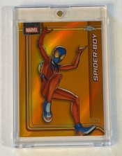 2026 Topps Chrome Marvel Spider-Boy #160 Serial Numbered 07/25. True Orange. picture