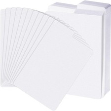 Henoyso 50 PC Comic Book Dividers with Tabs, White Frosted Cardboard Separators picture