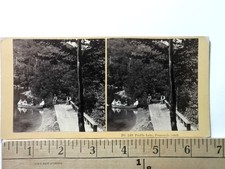 Profile Lake Franconia Notch Stereoview Kilburn Brothers New Hampshire picture