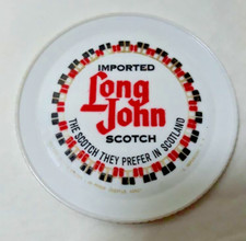 Vintage Long John Scotch Whiskey Plastic Coaster RARE picture