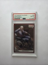 Professor X  2023 UD Marvel Platinum  Red Rainbow #62 Nice picture