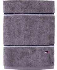 Tommy Hilfiger GREY/NAVY Double Stripe Bath Towel Bedding, US 30*54 INCHES picture