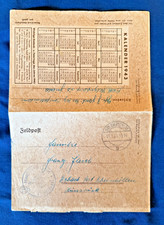 WWII 1944 Letter German Feldpost Stationary Wounded Soldier Hospital re Russia picture