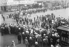 The annual parade of Universal Negro Improvement Association takes - Old Photo picture