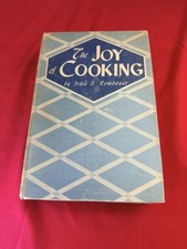 Vtg 1943 The Joy of Cooking Irma S Rombauer Bobbs-Merrill Hardcover Cookbook WW2 picture