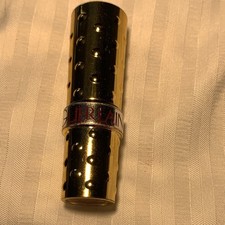 VTG 1990s Guerlain Kiss Kiss Lipstick Gold Case  Rouge Diabolique #28 Marilyn M. picture