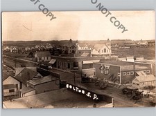 c1912 Birds Eye View Of COLTON South Dakota SD Minnehaha County RPPC Real Photo picture