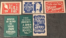 Lot 6  Antique 1907 Postcards Zim AH D. Hillson Maxims Sayings R U Next Hash Fou picture