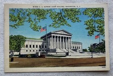 U. S. Supreme Court Building Washington D.C. Vintage Postcard picture