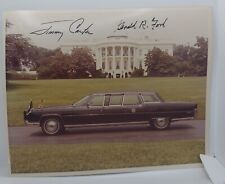 President Jimmy Carter & President Gerald Ford Signed 8x10 Photo picture