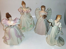 Lot of 4 Vintage Lenox Porcelain Women Figurines picture