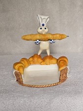2006 Vtg Pillsbury Doughboy Croissant Note Pad Holder & Pen (No Notepad) picture