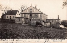c1905 Electric Mill Shannock RI by WPG Barber RPPC Photo Postcard COPY picture