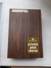 Vintage 1972 Sanderson Commercial Pilot Course Set Workbook Reference Materials picture
