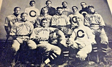 Rare Authentic Cornell University Varsity Baseball Team 1899 Photo-Print Sheet picture