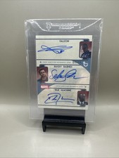 Topps 2026 Brooklyn Captain America 85th Triple Auto Falcon Bucky WM 4/10 picture